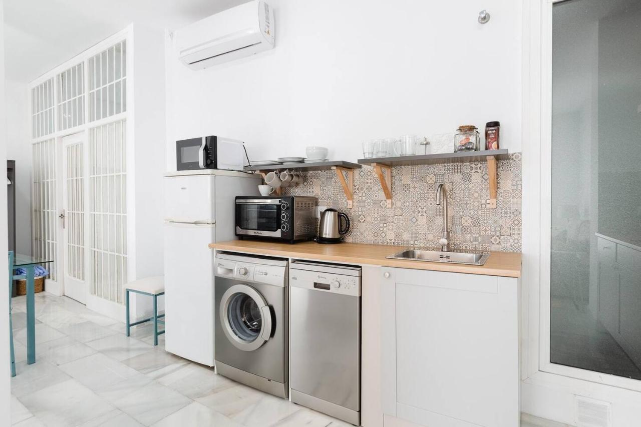 Loft en primera linea del paseo marítimo Málaga Exterior foto