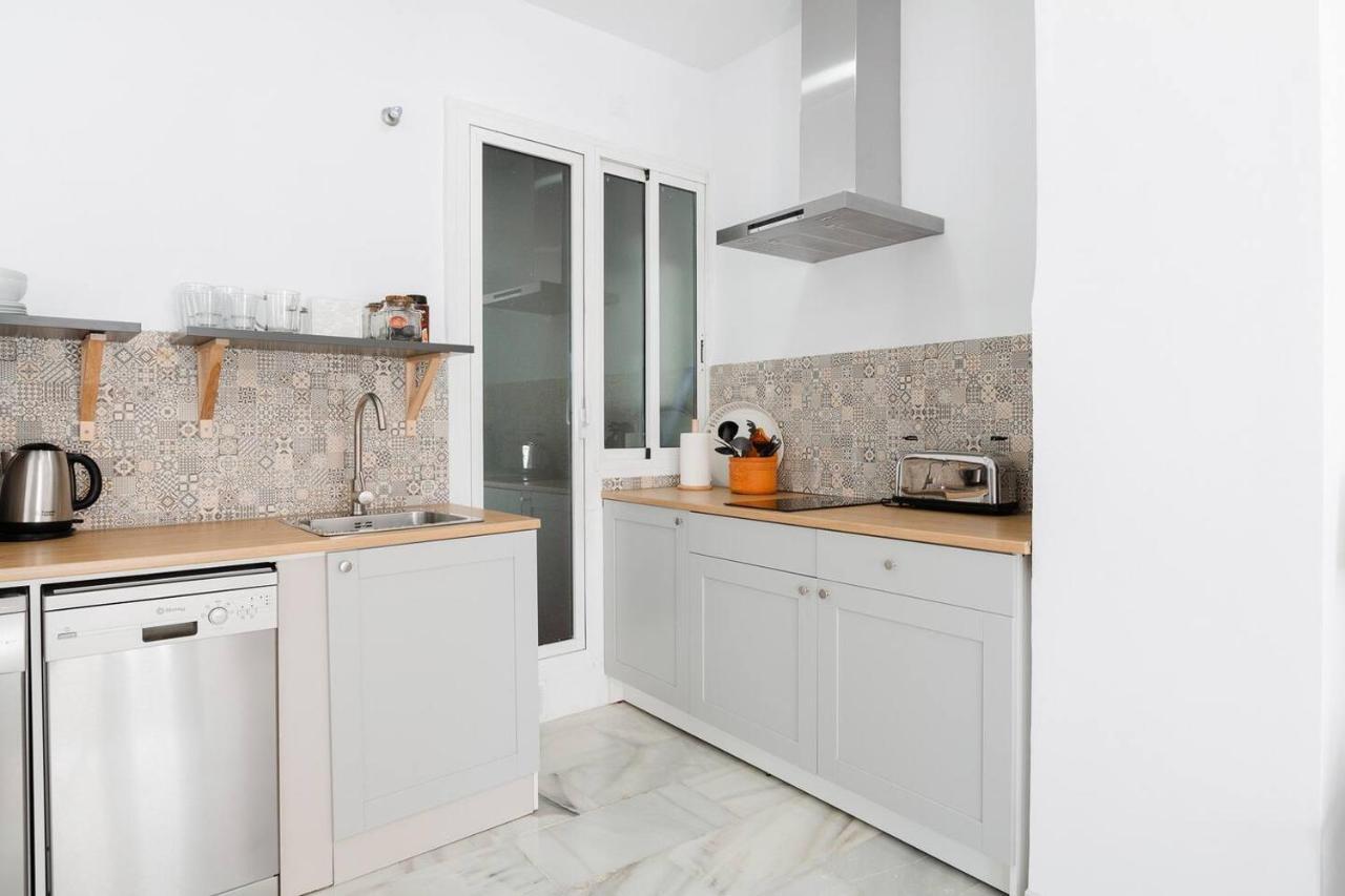 Loft en primera linea del paseo marítimo Málaga Exterior foto